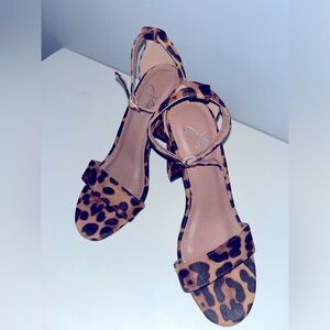 🖤J. Adams Leopard Print Heels/Size 5.5